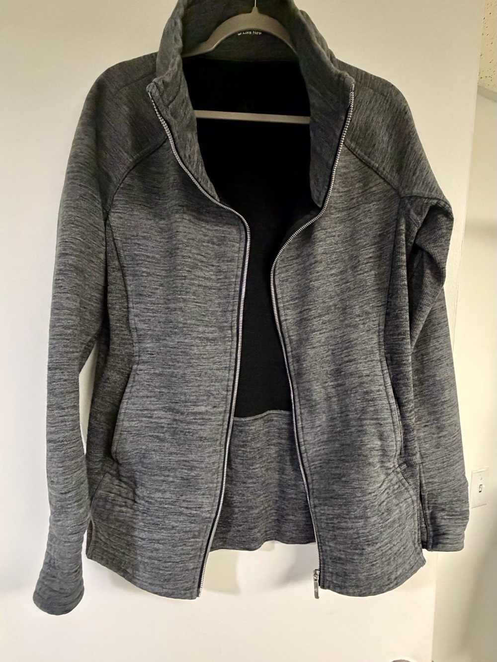 lululemon athletica Gray Heather Full-Zip Jacket
